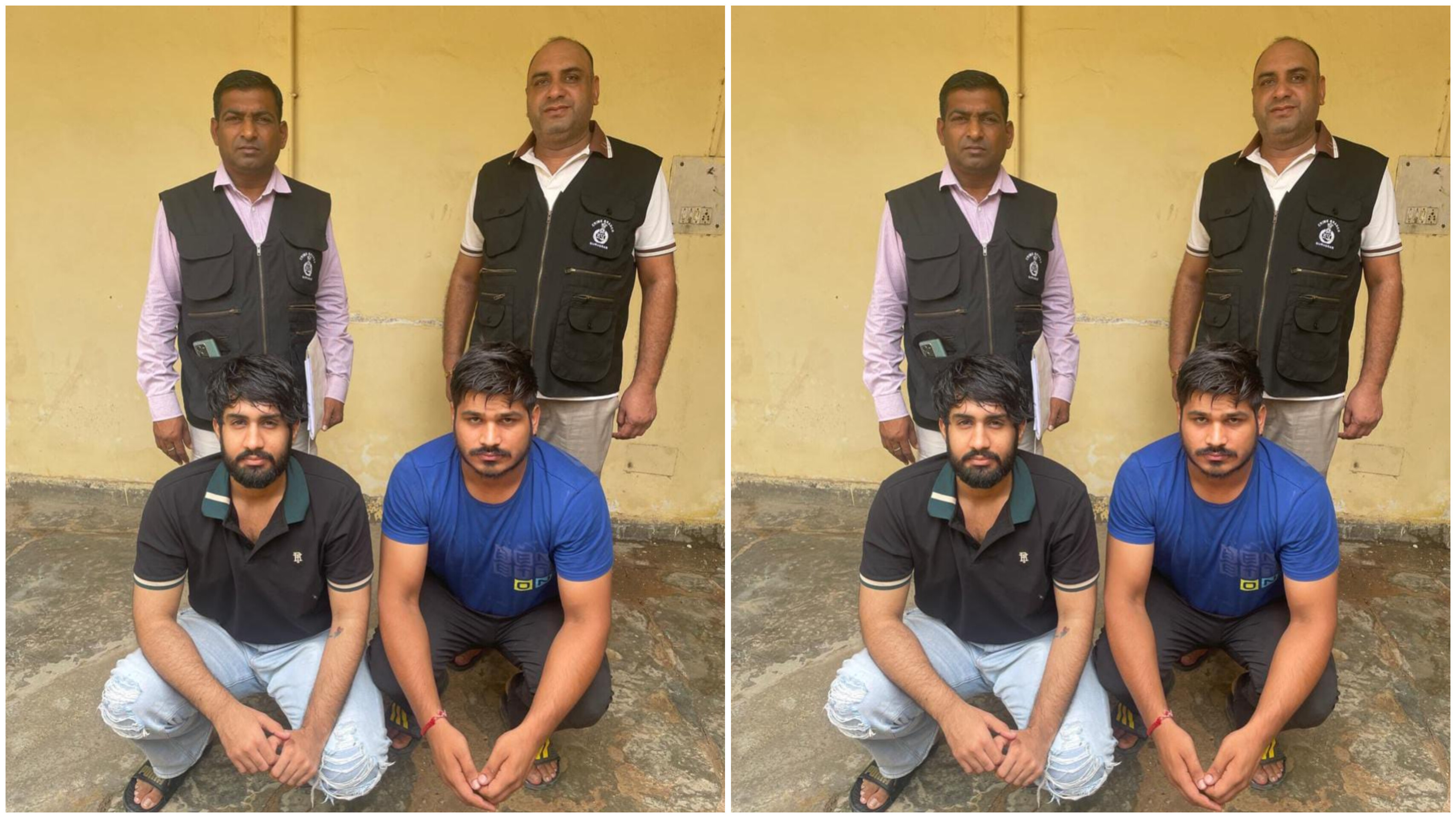 आपसी कहासुनी में पिस्टल दिखाकर मारपीट करने वाले 2 युवक गिरफ्तार, हथियार बरामद